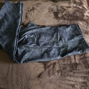 all in motion Dark Grey Black Mottled Leggings